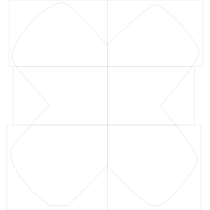 X con fotografías modelo curve ( 30 cm)