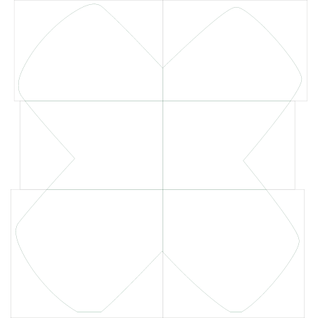 X con fotografías modelo curve ( 30 cm)