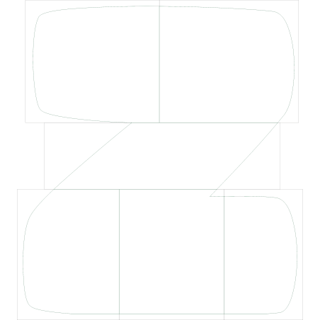 Z con fotografías modelo curve ( 30 cm)