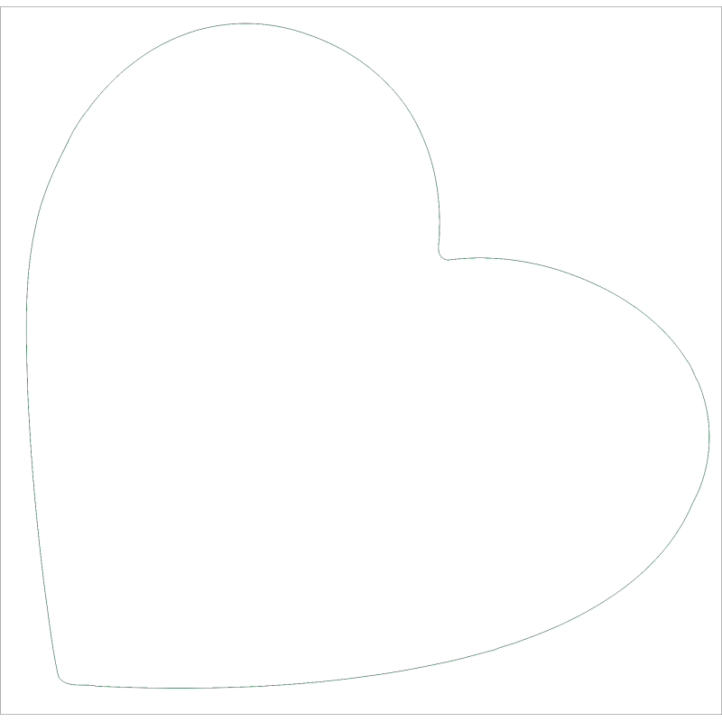 Corazón con dedicatoria (15 cm)